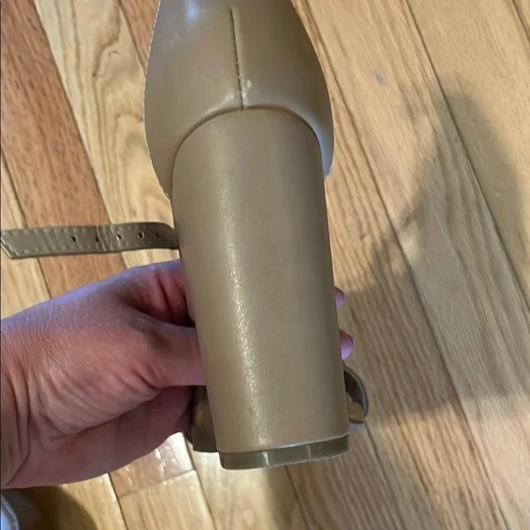 Taupe Heeled Sandals - Picture 6 of 7